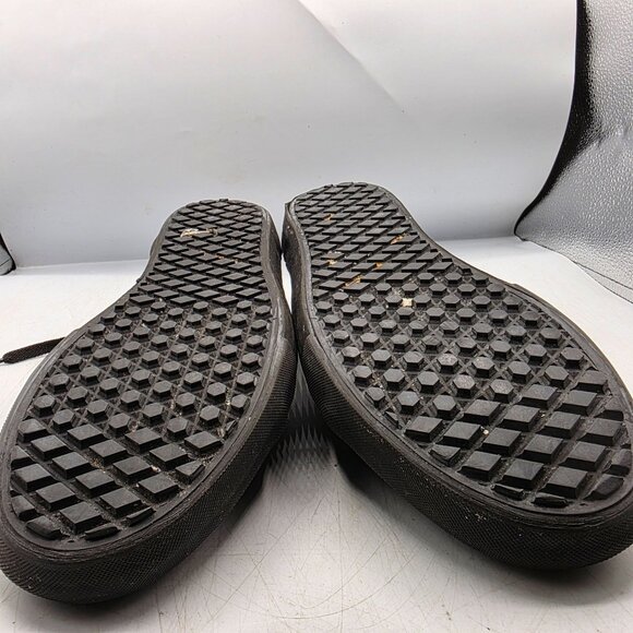 Vans Old Skool Classic Tumble Mens 10 Triple Black Mono Shoes Vansguard Protect - Picture 11 of 14